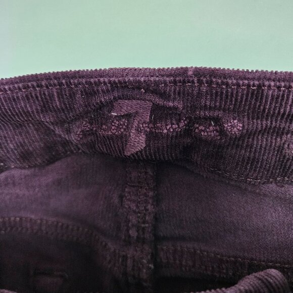 7 For All Mankind The Skinny Eggplant Purple Corduroy Stretch Jean 25 - Picture 7 of 12